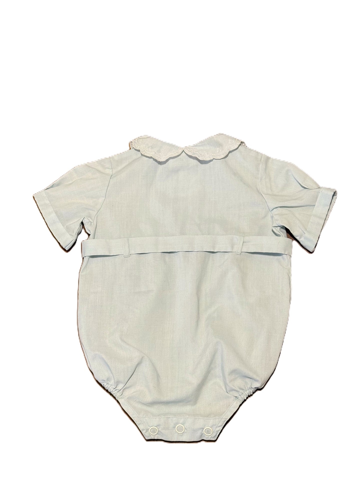 1950's Blue Button Up Onesie