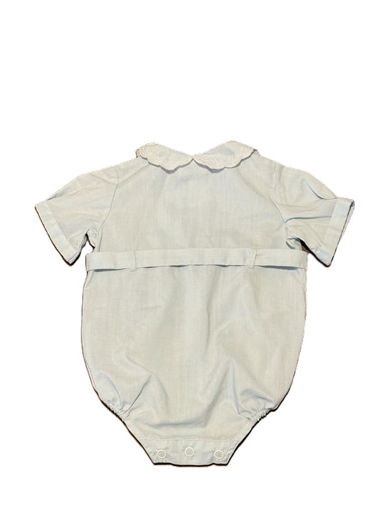 1950's Blue Button Up Onesie