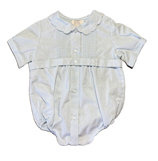 1950's Blue Button Up Onesie